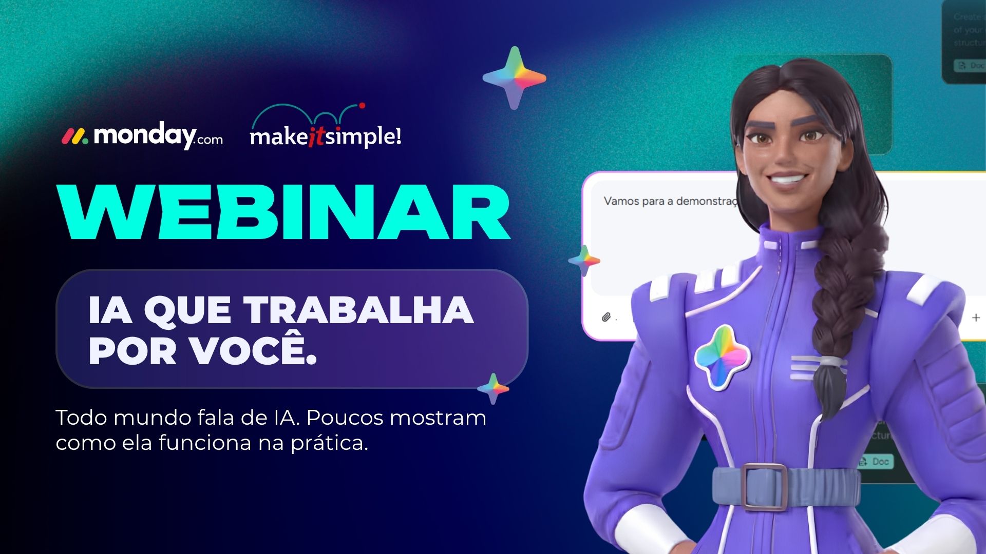 WEBINAR: IA que trabalha por você